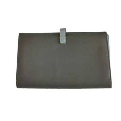 Pre-owned Celine Gray Light Blue Wallet (bi-fold) ()