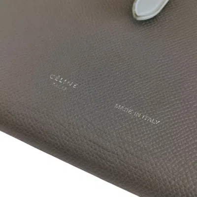 Pre-owned Celine Gray Light Blue Wallet (bi-fold) ()