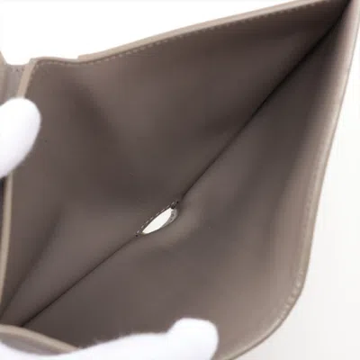 Pre-owned Celine Grayish Leather Wallet (bi-fold) ()