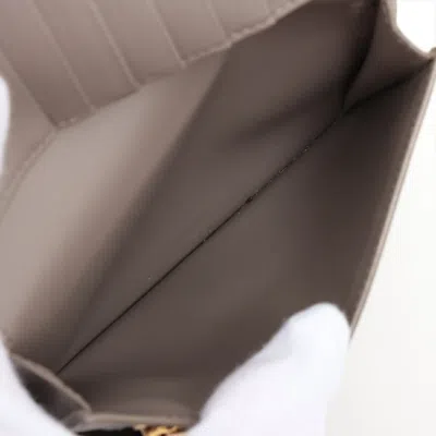 Pre-owned Celine Grayish Leather Wallet (bi-fold) ()