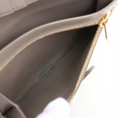 Pre-owned Celine Grayish Leather Wallet (bi-fold) ()