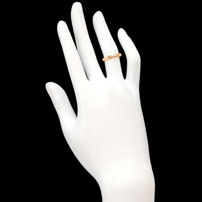 Pre-owned Celine Pink Band Ring ()