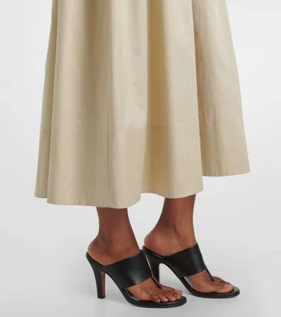 Joseph Sembat Cotton Sateen Dress In Neutral