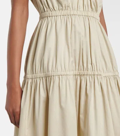 Joseph Sembat Cotton Sateen Dress In Neutral