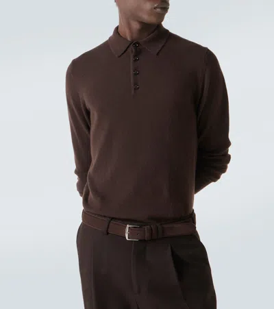 羊绒POLO衫式毛衣