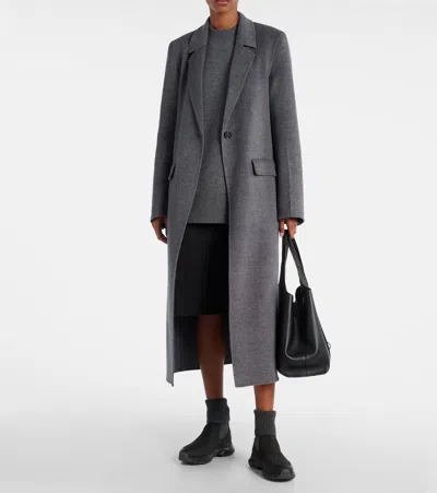 Tod's Chunky Sole Suede Leather Sneakers In Black