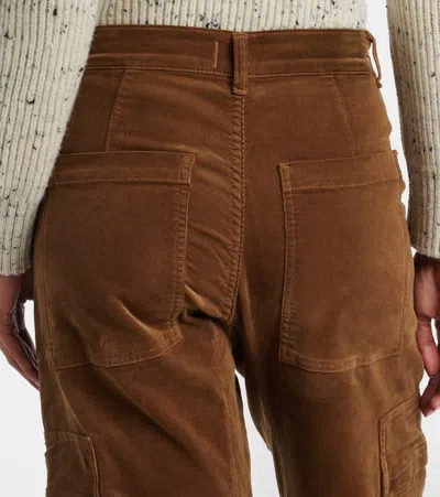 Citizen Of Humanity Marcelle Cotton Corduroy Cargo Pants In Brown
