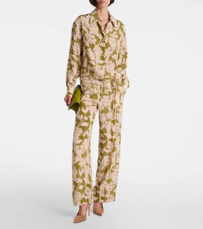 Gianvito Rossi 100mm Yves Slingback Suede Pumps In Brown