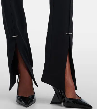 Mugler Piercing Detail Pant In Black