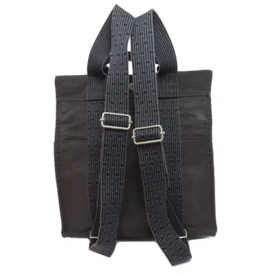 Pre-owned Hermes Gray Canvas Backpack ()