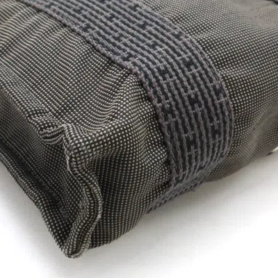 Pre-owned Hermes Gray Canvas Backpack Shoulder Bag ()