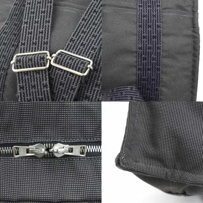 Pre-owned Hermes Gray Nylon Canvas Backpack ()