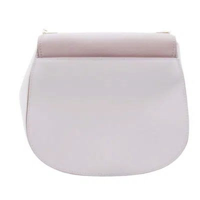 Pre-owned Kate Spade Dusty Pink Grayish White Leather Shoulder Bag ()