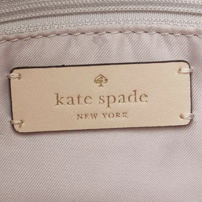 Pre-owned Kate Spade White Faux Fur Elastane Leather Handbag Shoulder Bag ()