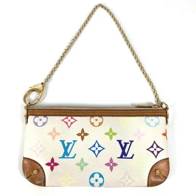 Pre-owned Louis Vuitton Blanc Monogram Multicolore Pouch Shoulder Bag ()