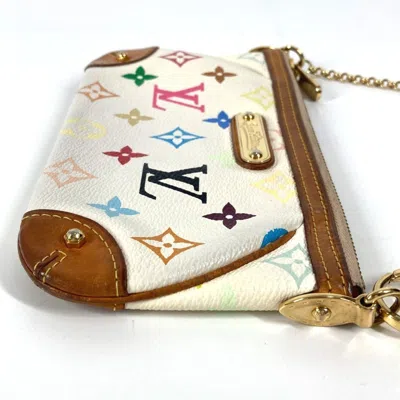 Pre-owned Louis Vuitton Blanc Monogram Multicolore Pouch Shoulder Bag ()