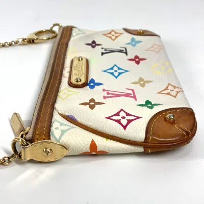 Pre-owned Louis Vuitton Blanc Monogram Multicolore Pouch Shoulder Bag ()