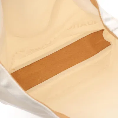 Pre-owned Louis Vuitton Brown White Canvas Tote Bag ()
