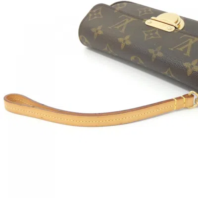 Pre-owned Louis Vuitton Marron Monogram Monogram Clutch Bag Pochette ()
