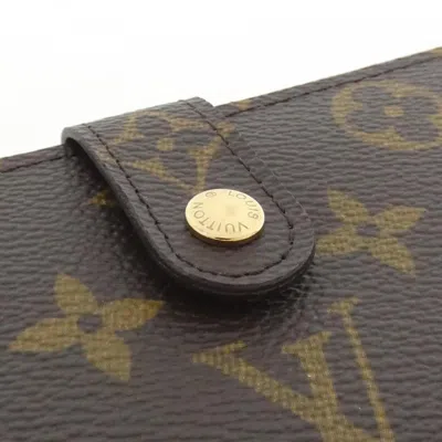 Pre-owned Louis Vuitton Marron Monogram Monogram Wallet (bi-fold) () In Brown