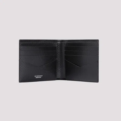 Givenchy 4g Leather Bi-fold Wallet In Black