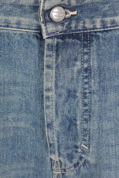 Diesel Utility-pocket Cotton Jeans In Blue