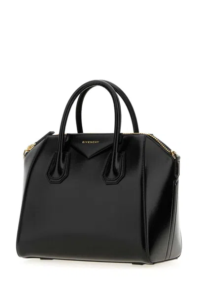 Givenchy Calfskin Tote Bag With Top Handle Called Antigona In Black