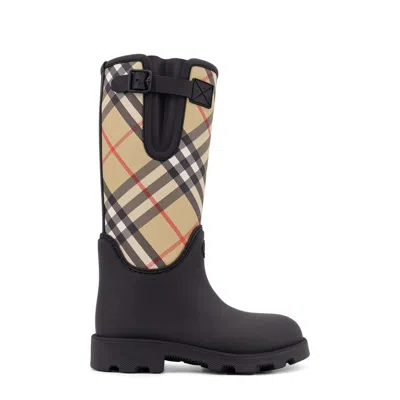 Burberry Giorgio Brato Giubbotto Con Cappuccio In Montone In Black