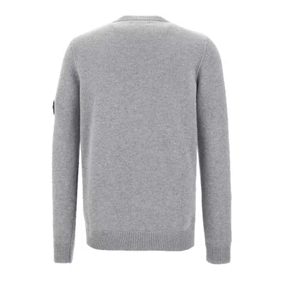 Stone Island Lightweight Wool Crew Neck Sweater With Raglan Sleeves Clothing In Multi