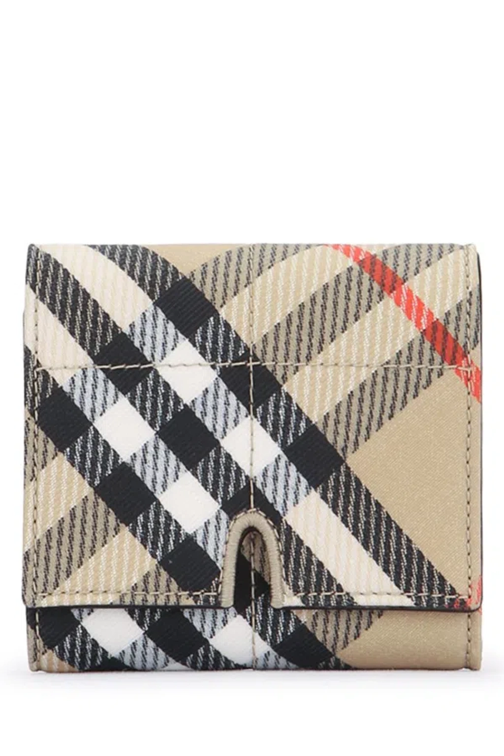 【関税&送料込】Burberry Ls Snip Compact Wallet Cj1 Burberry Ls Snip Compact Wallet Cj1 In Neutral | ModeSens