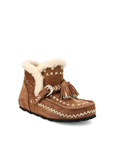 Taji Tassel-embellished Suede Boots In Multi