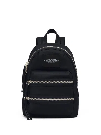 Marc Jacobs The Biker Nylon Large Backpack Bags In Black