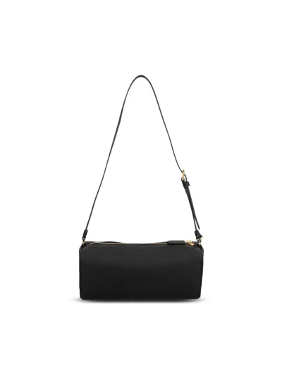 Prada Bowling Shouder Bag In Black