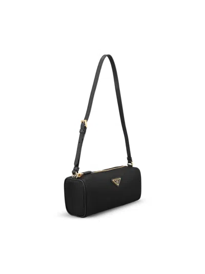 Prada Bowling Shouder Bag In Black