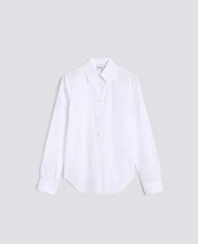 Aspesi Camicia In Popeline Di Cotone In White