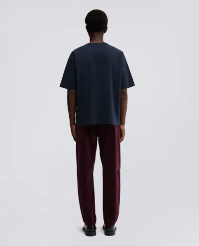 Aspesi Cotton Jersey Crew-neck T-shirt In Blue