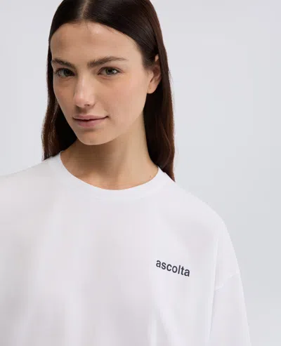 Aspesi Jersey Crew-neck T-shirt In White