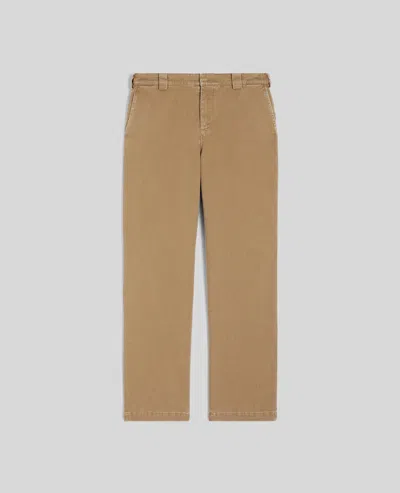 Aspesi Adrien Cotton Gabardine Trousers In Brown