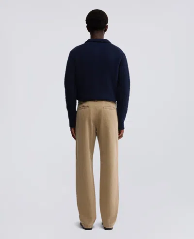 Aspesi Adrien Cotton Gabardine Trousers In Brown