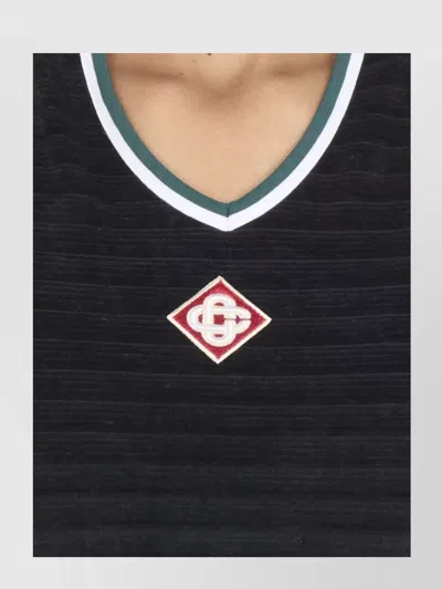 Casablanca Hippie Style Tennis Dress In Black