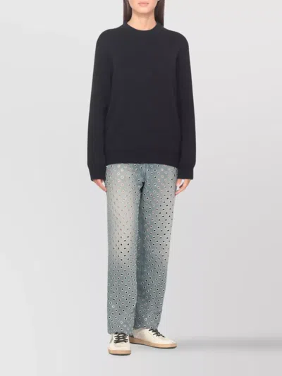 Golden Goose Silver/white Ballstar Sneaker With Glitter In White