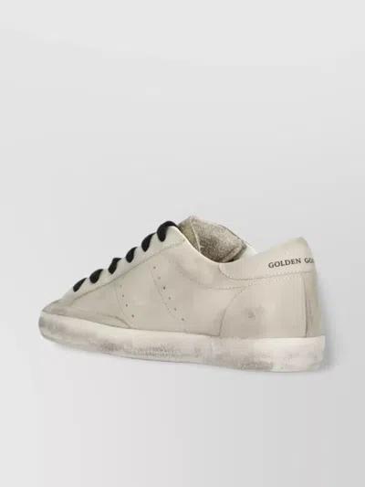 Golden Goose Light Beige/animalier Super-star Sneaker In White