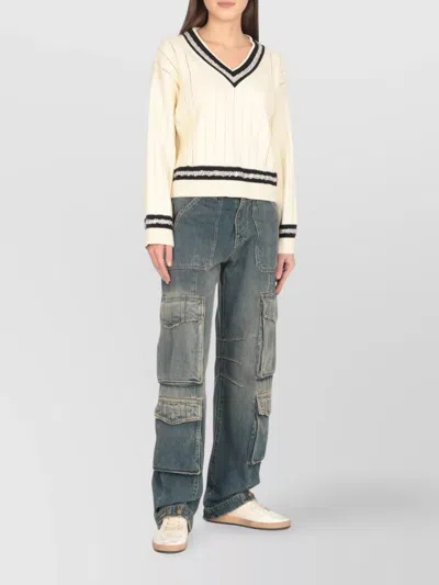 Golden Goose Ballstar' Black And White Low Top Sneakers With Star Patch On The Side And Contrasting Heel With Wri In Pink