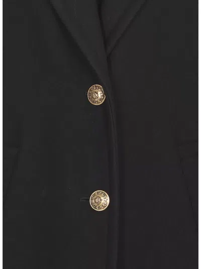 Golden Goose Cocoon Wool Coat In Blue