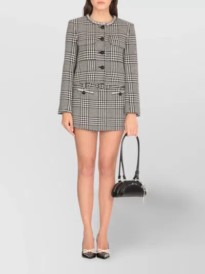 Self-portrait Self Portrait Women Black Mini Shoulder Bag In Black