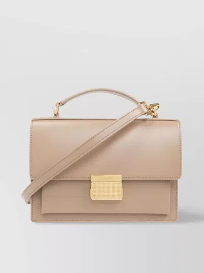 Golden Goose Beige Calf Leather Bag