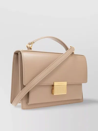 Golden Goose Beige Calf Leather Bag