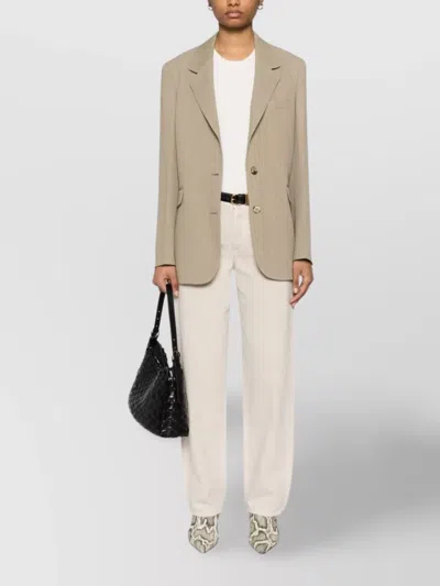 Golden Goose Journey W's Sb Over Jacket Maia Pinstripe In Neutral