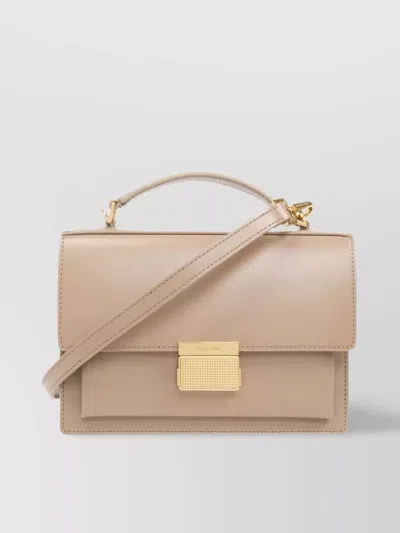 Golden Goose Beige Calf Leather Bag