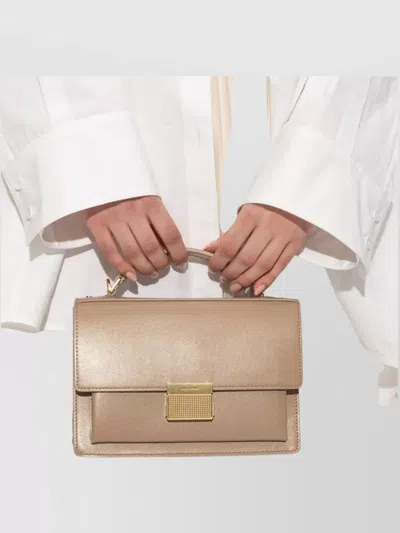 Golden Goose Beige Calf Leather Bag